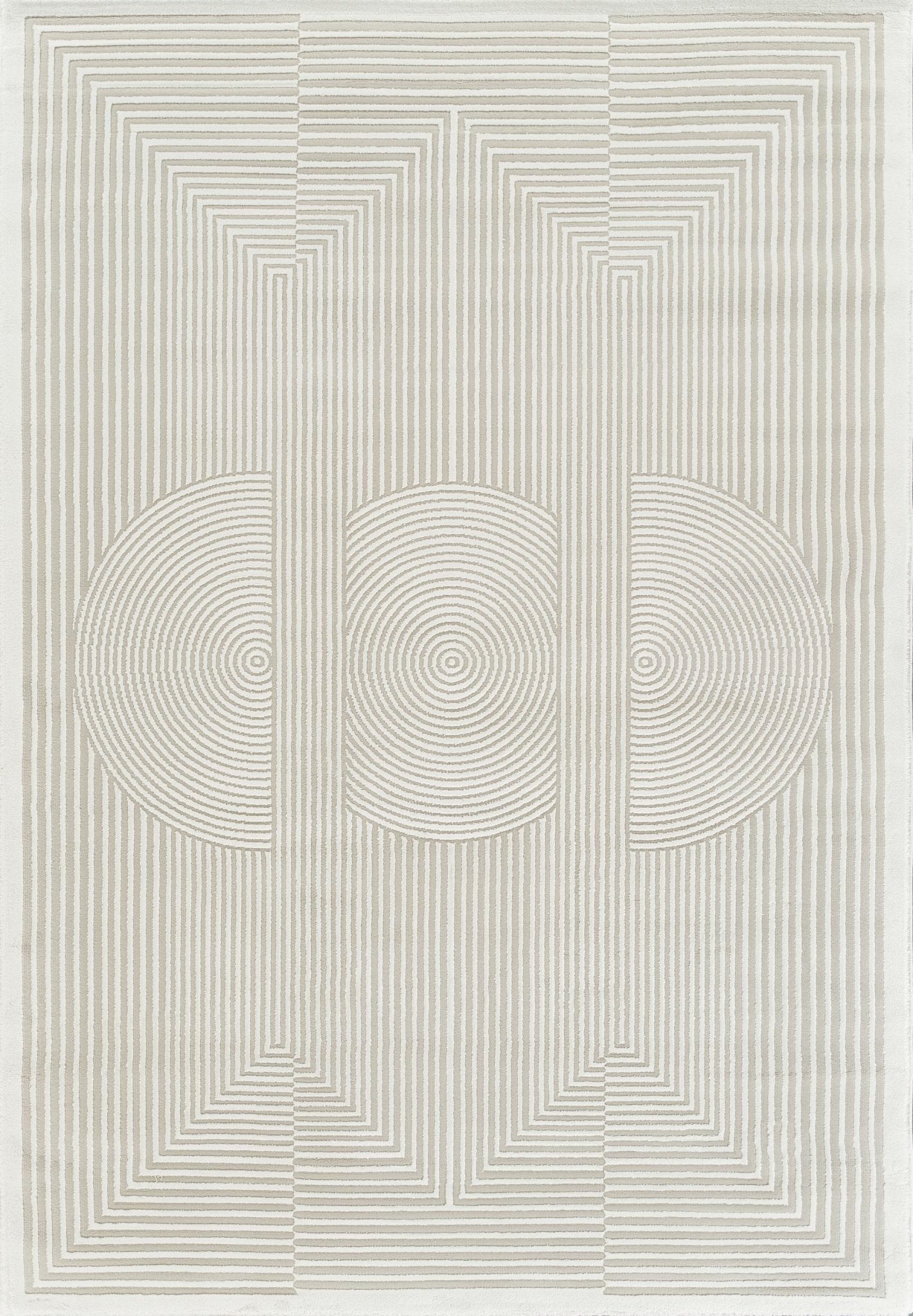 Anemon T050A Modern Area Rug Cream - Quality Rugs and Furniture