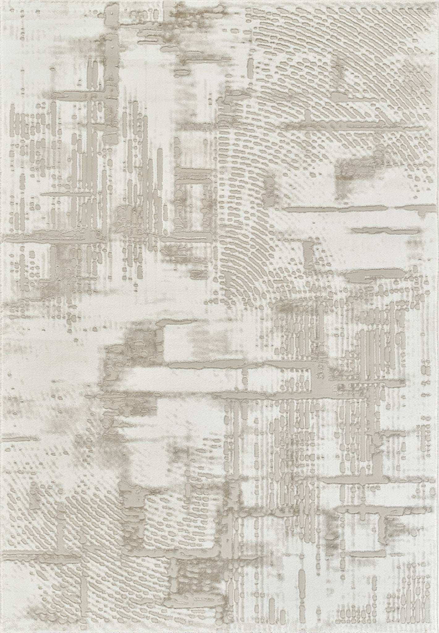 Anemon T072A Modern Area Rug Cream L.Beige - Quality Rugs and Furniture