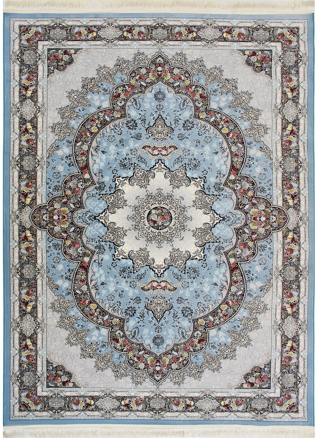Aravan 3175 Blue Persian Traditional Area Rug - Quality Rugs and Furniture