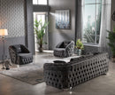 Arizona Velvet Modern Luxury Sofa Set Black Gold - Quality Rugs and Furniture
