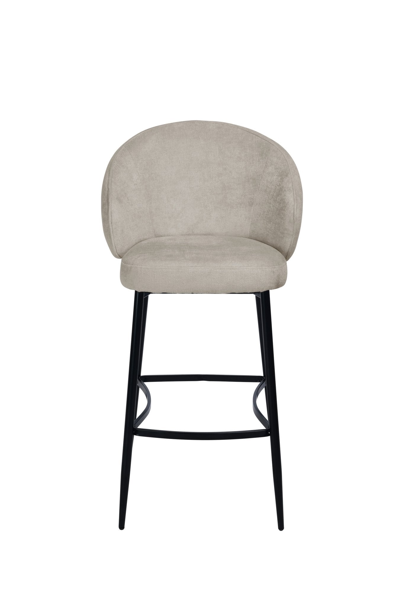 Aun Chenille Modern Bar Stool Grey - Quality Rugs and Furniture