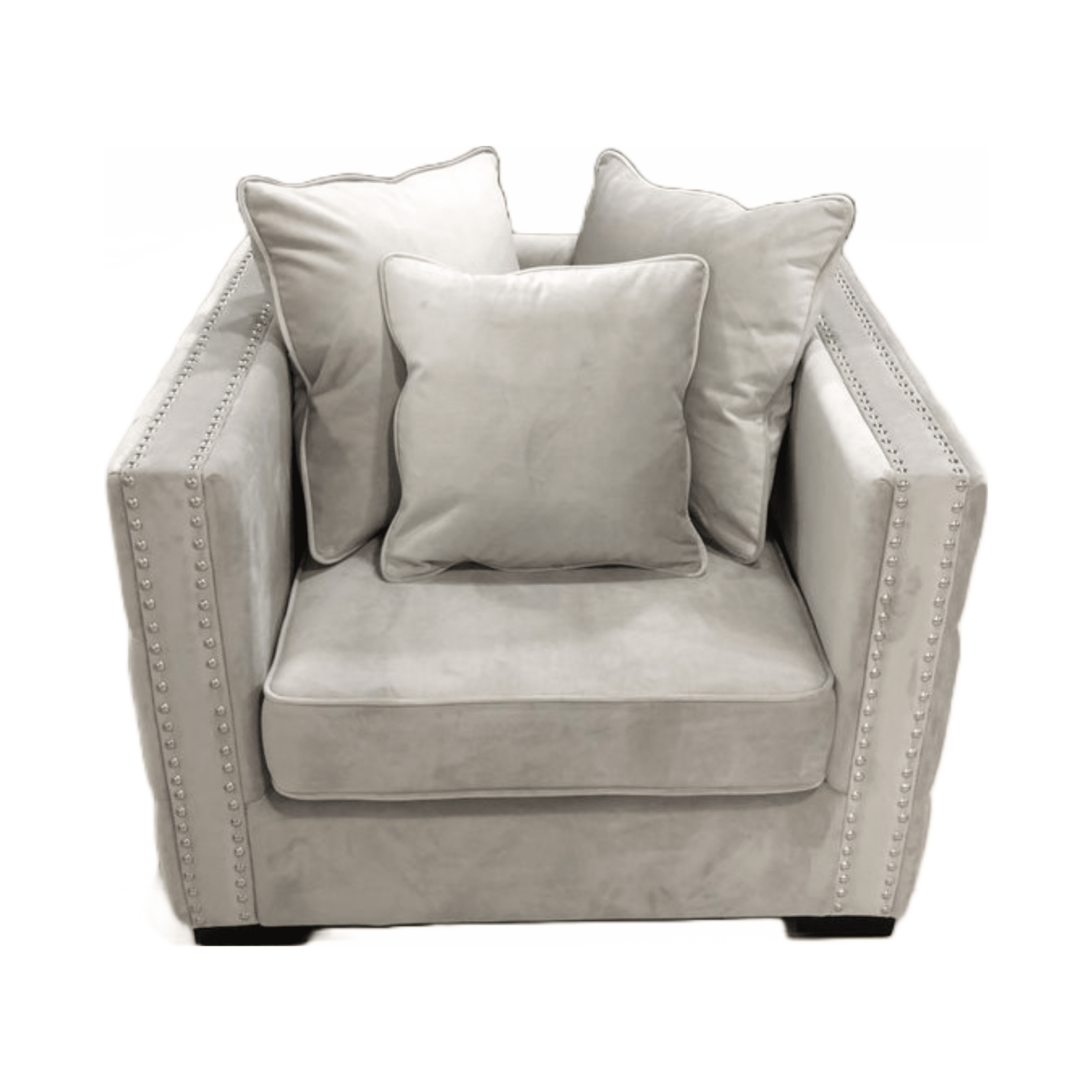 Ava Modern Velvet Sofa Set Light Brown - Quality Rugs and Furniture