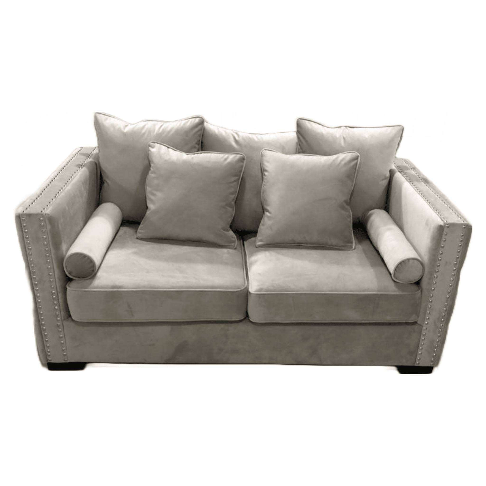 Ava Modern Velvet Sofa Set Light Brown - Quality Rugs and Furniture