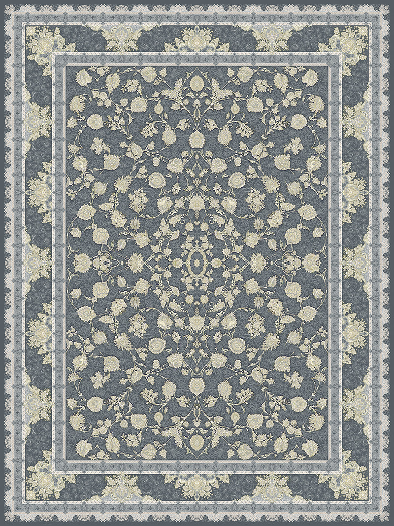 Aysa Traditional Persian Area Rug Smoke