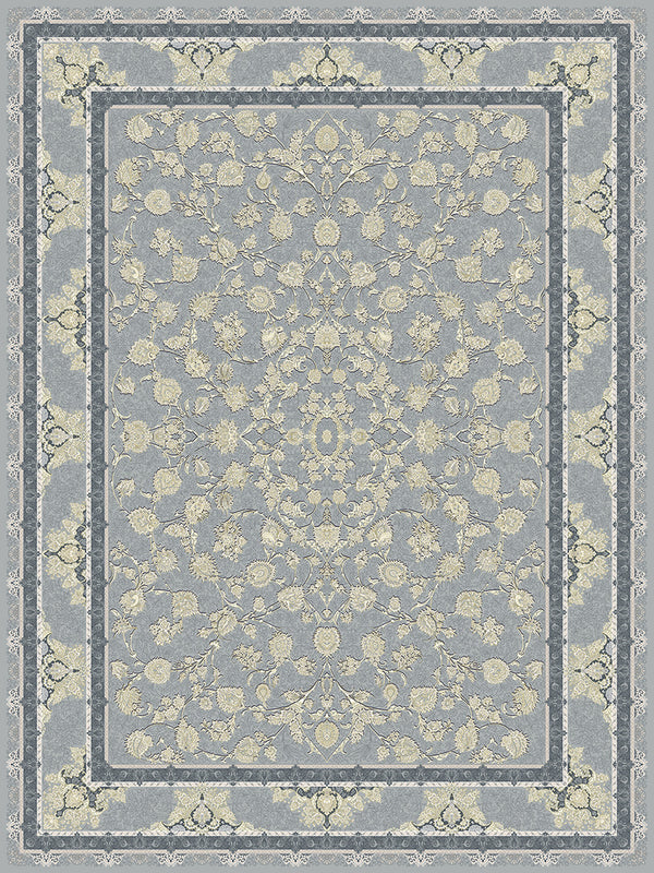 Aysa Traditional Persian Area Rug Silver