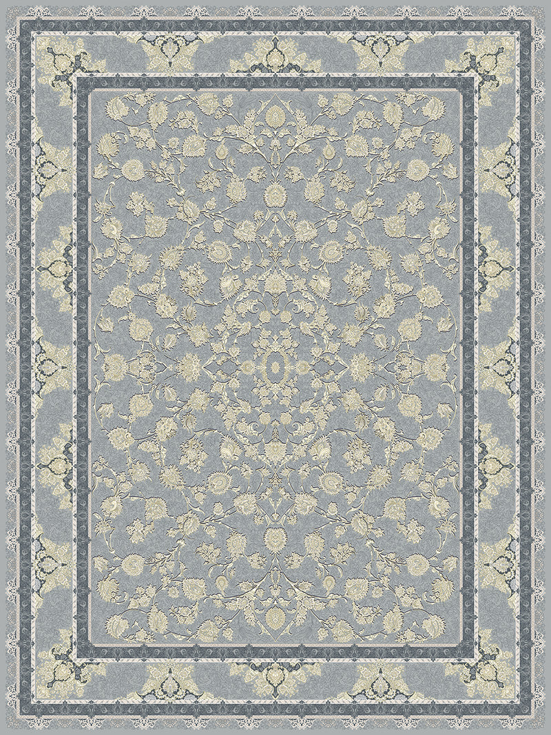 Aysa Traditional Persian Area Rug Silver