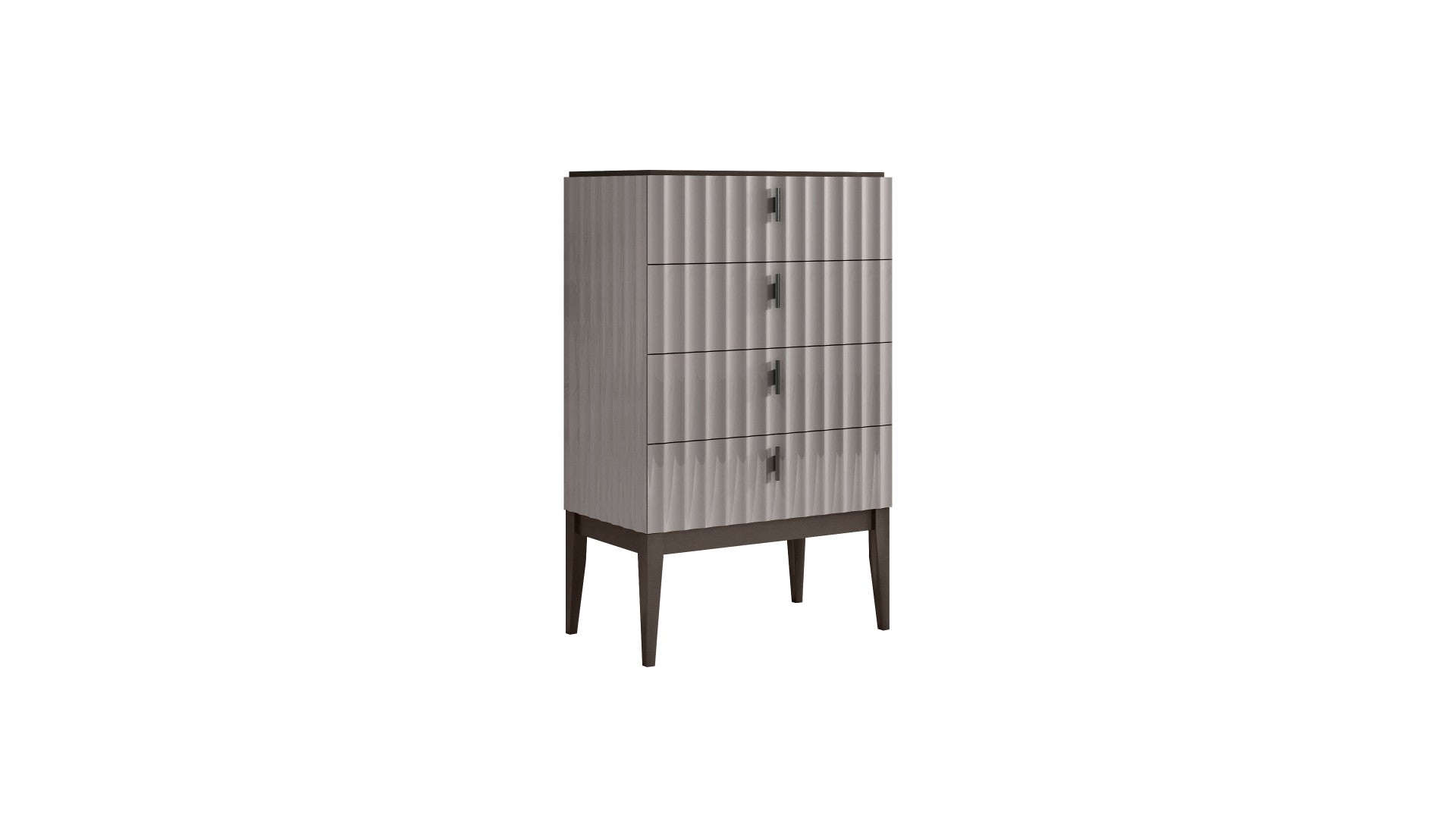 Lliya Modern Bedroom Suite Flannel Grey Bed SetBedroom Furniture SetsQuality Rugs and Furniture