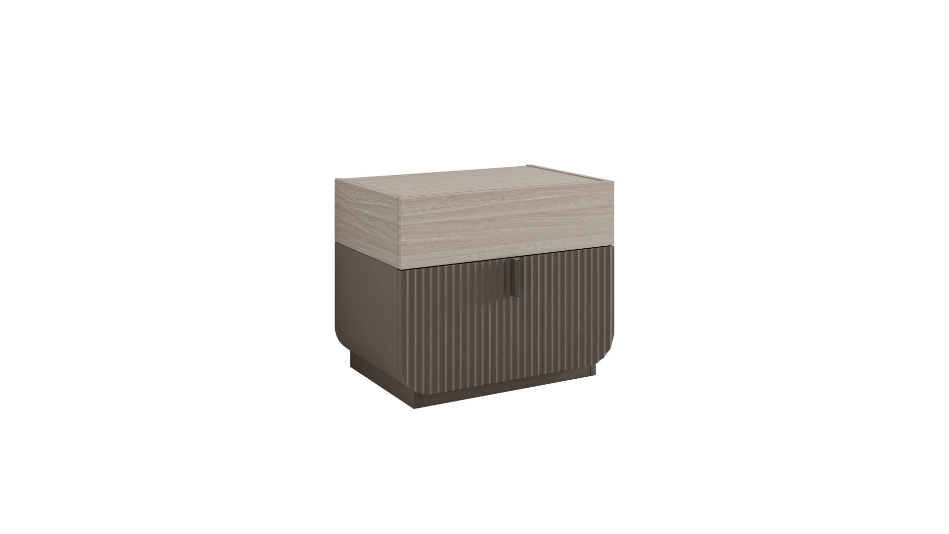 Charles Gas Lift Storage Bed Set with LED Taupe GreyBedroom Furniture SetsQuality Rugs and Furniture