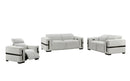 Bliss Luxury Dual Electric Recliner Fabric Sofa Set Grey - Quality Rugs and Furniture