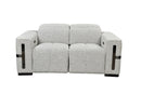Bliss Luxury Dual Electric Recliner Fabric Sofa Set Grey - Quality Rugs and Furniture