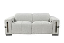 Bliss Luxury Dual Electric Recliner Fabric Sofa Set Grey - Quality Rugs and Furniture