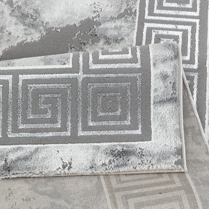Marmaris D380A Modern Area Rug D.Grey V.Grey