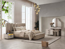 Bubble Luxury Bedroom Suite Beige Modern Bed Set - Quality Rugs and Furniture