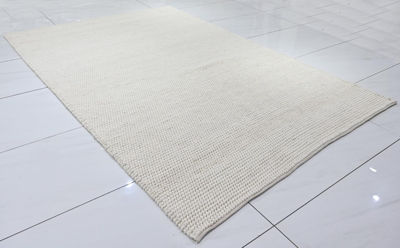 Cabrillo Premium Handmade Wool Rug Milk - Quality Rugs and Furniture