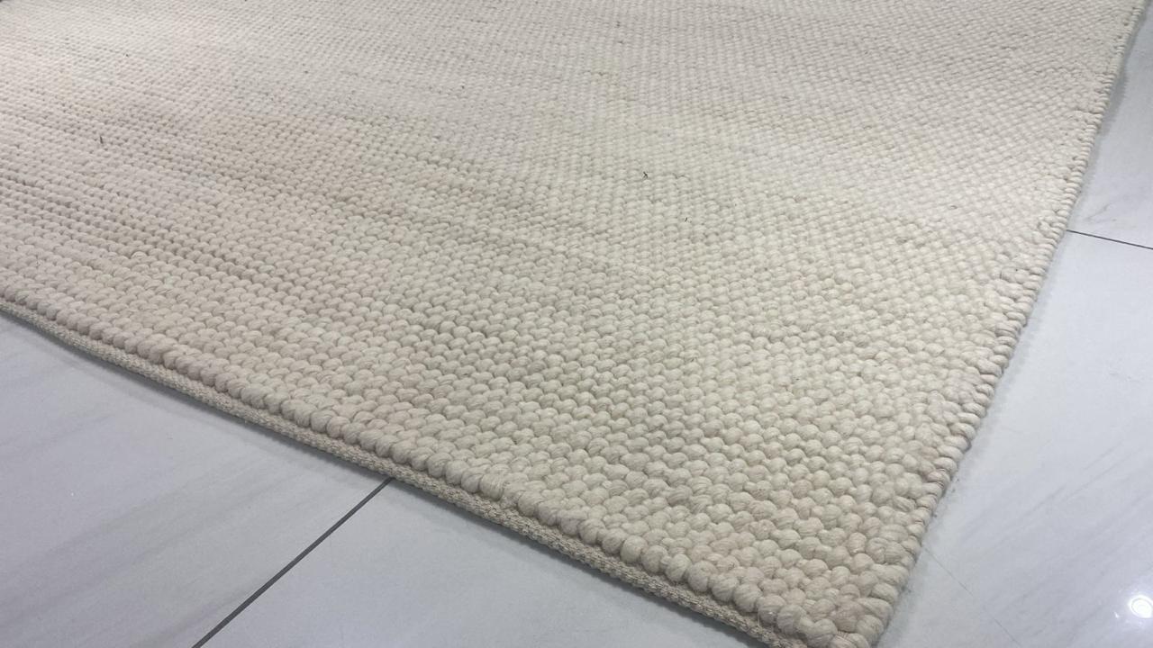 Cabrillo Premium Handmade Wool Rug Milk - Quality Rugs and Furniture