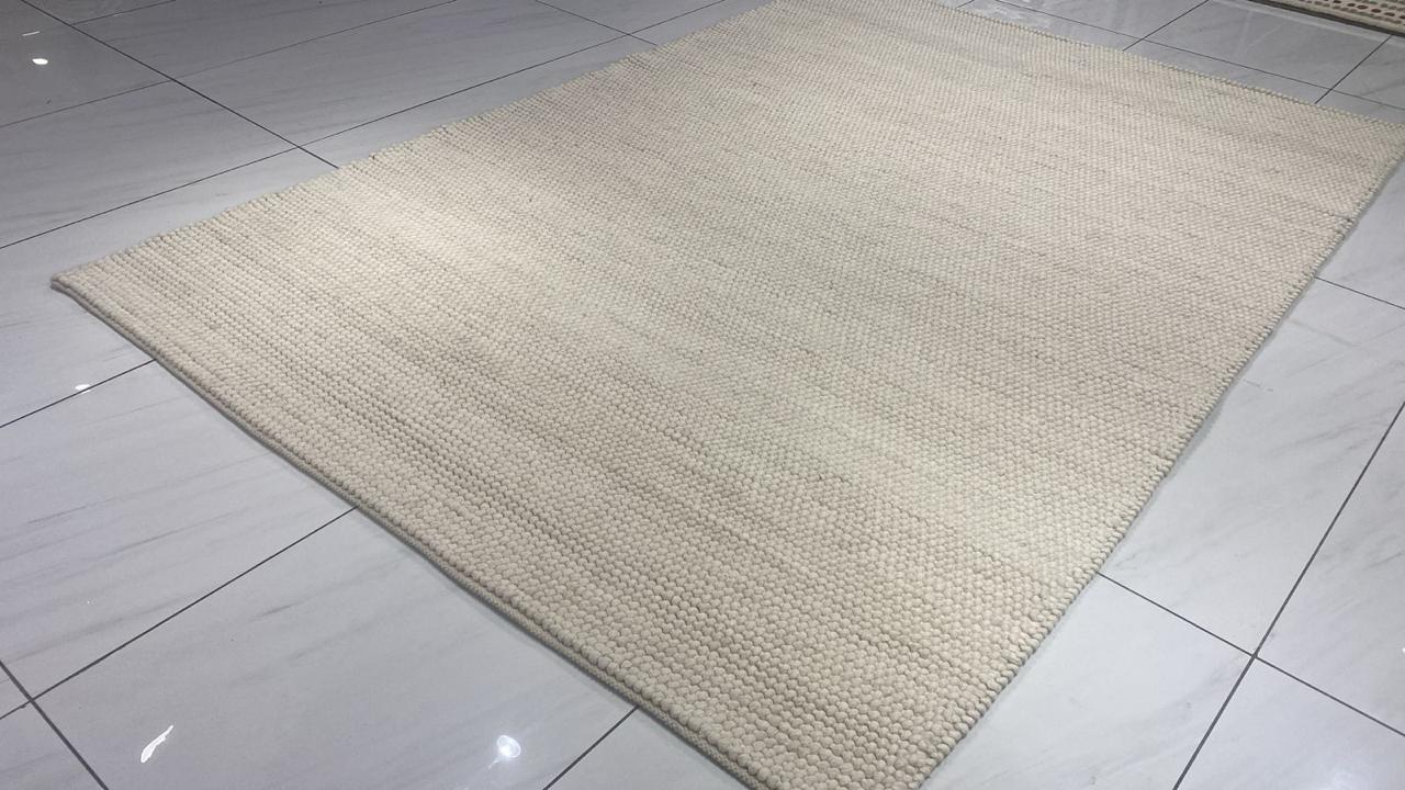 Cabrillo Premium Handmade Wool Rug Milk - Quality Rugs and Furniture