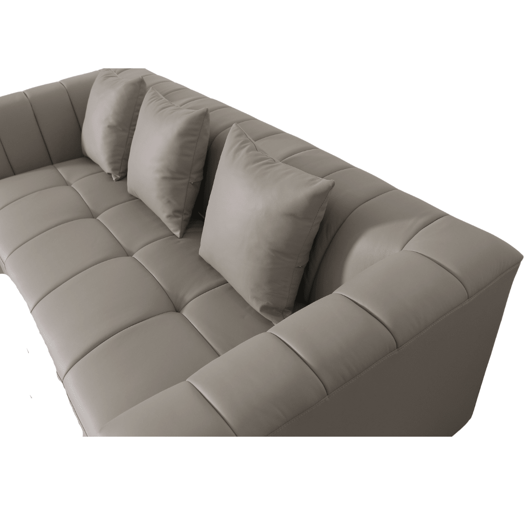 Camila Genuine Leather Sofa Set - Quality Rugs and Furniture