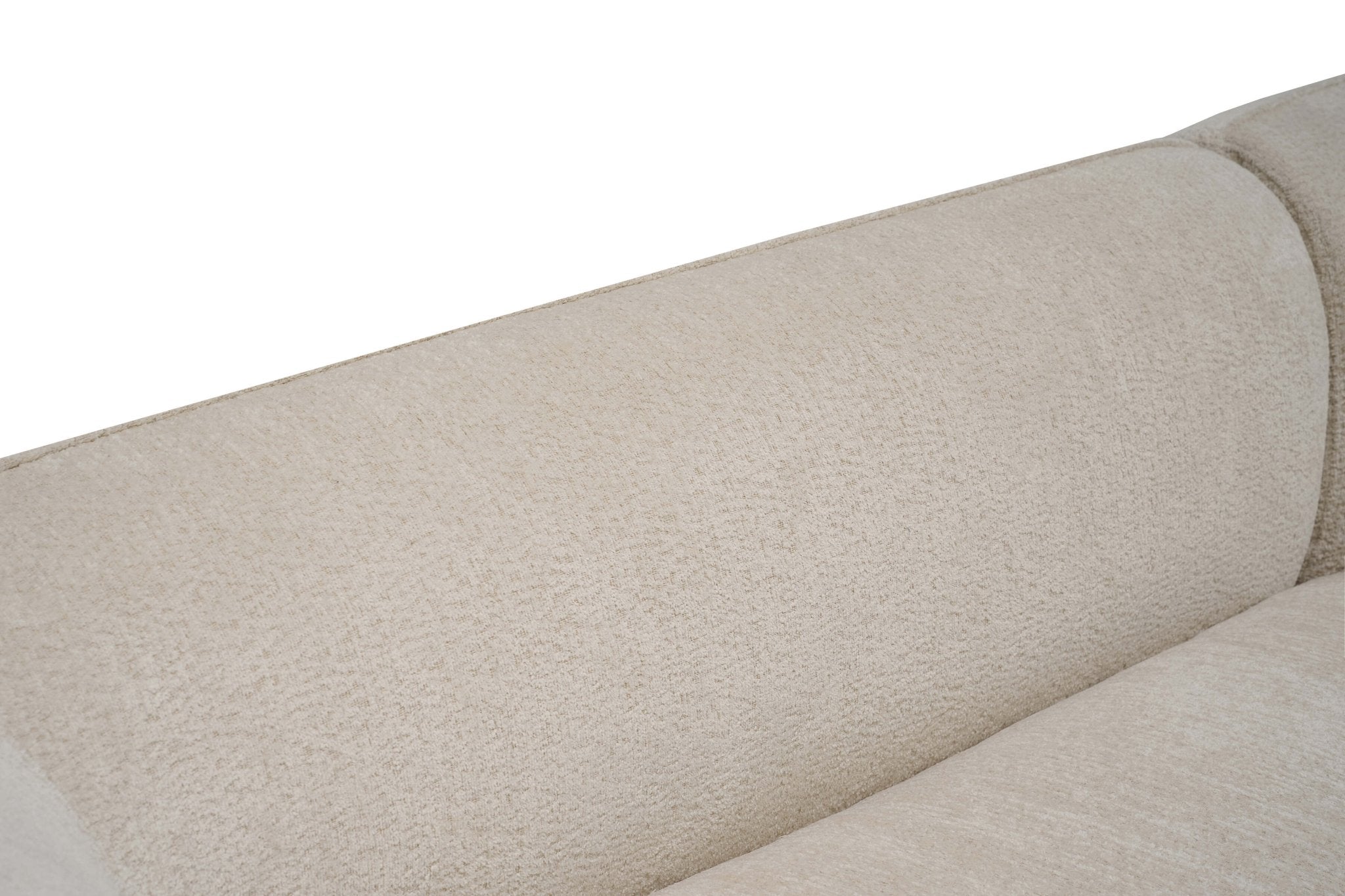 Cassia Modern Cream Fabric 4 - Seater Sofa Lounge - Quality Rugs and Furniture