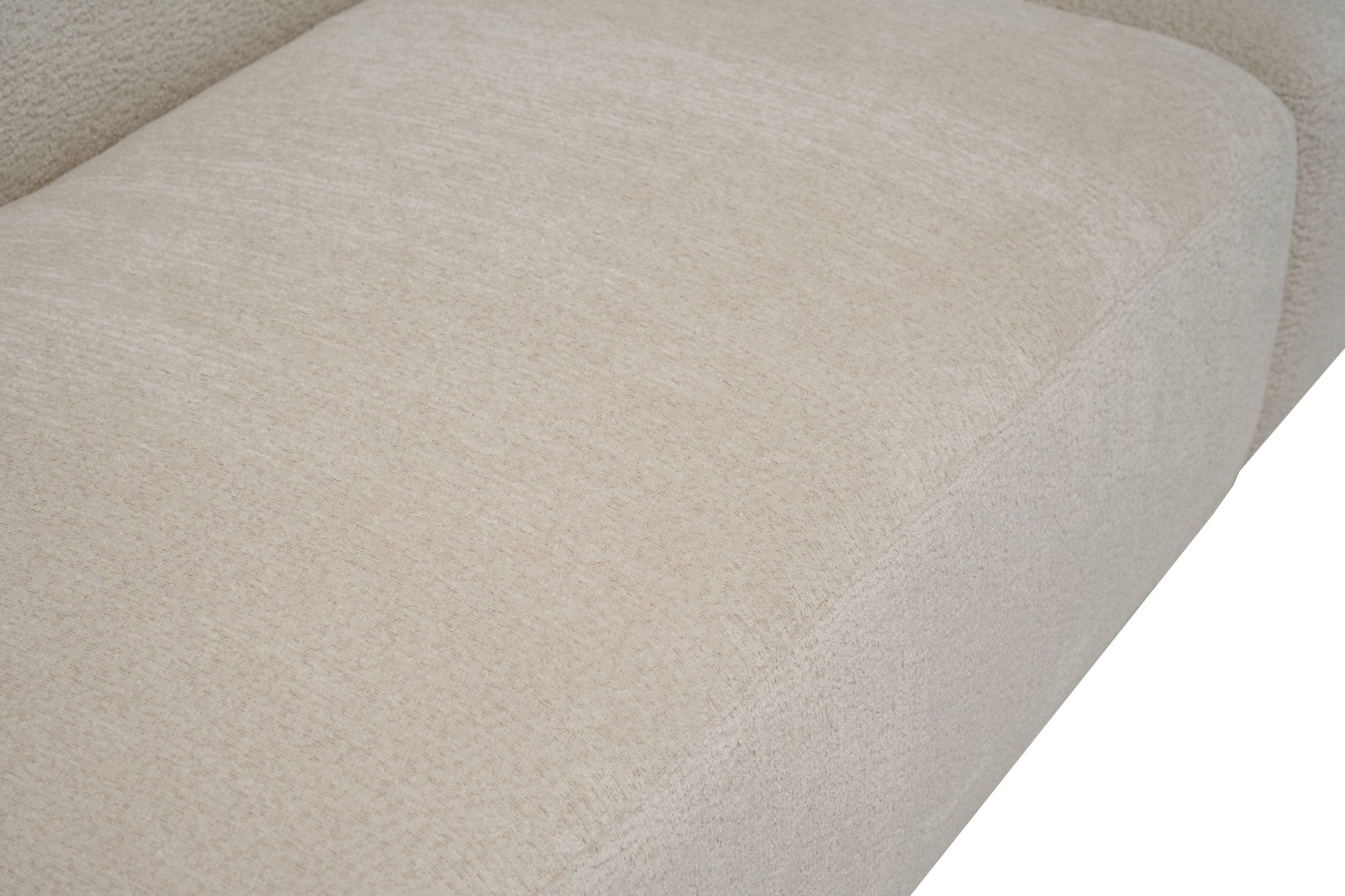 Cassia Modern Cream Fabric 4 - Seater Sofa Lounge - Quality Rugs and Furniture