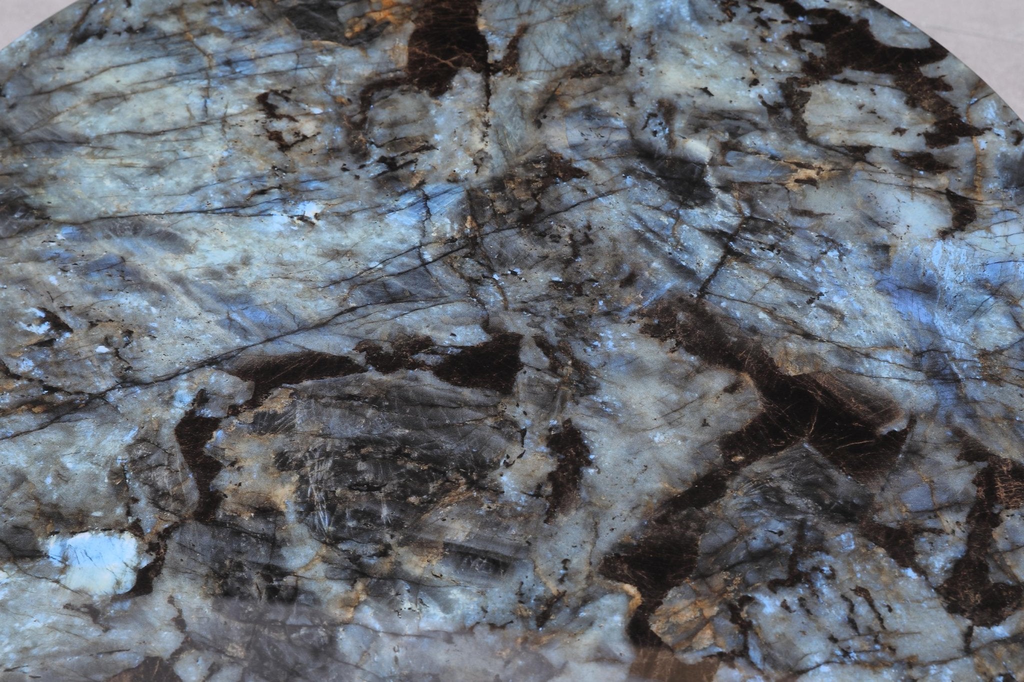 Circa Modern Blue Marble Top Stainless Steel Grey Base Coffee Table - Quality Rugs and Furniture