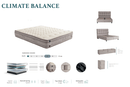 Climate Balance Queen Bedroom Suite Luxury Modern Bed + Mattress + 2 Bed Side Table - Quality Rugs and Furniture