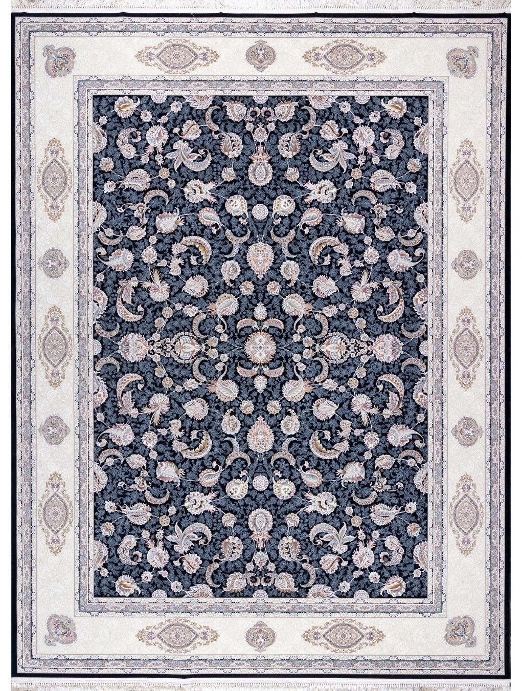 Dariush 1524 Traditional Persian Area Rug Navy Blue - Quality Rugs and Furniture