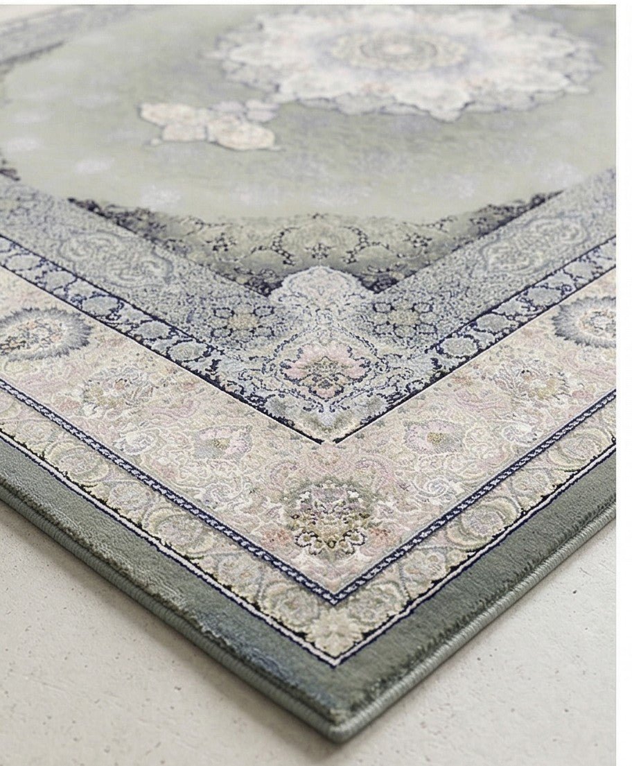 Delroba Traditional Persian Area Rug Smoky - Quality Rugs and Furniture