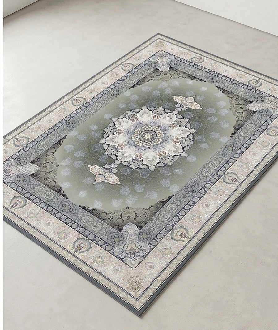 Delroba Traditional Persian Area Rug Smoky - Quality Rugs and Furniture