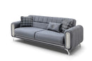 Dior Modern Luxury Velvet Sofa Set Dark Grey - Quality Rugs and Furniture