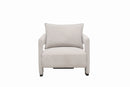Ease Fabric Modern Arm Chair Grey - Quality Rugs and Furniture