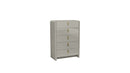 Ecoza Bedroom Suite Luxury Modern Bed Grey Lacquer - Quality Rugs and Furniture