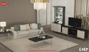 Eden Modern Luxury Tv Unit Grey Angley - Quality Rugs and Furniture