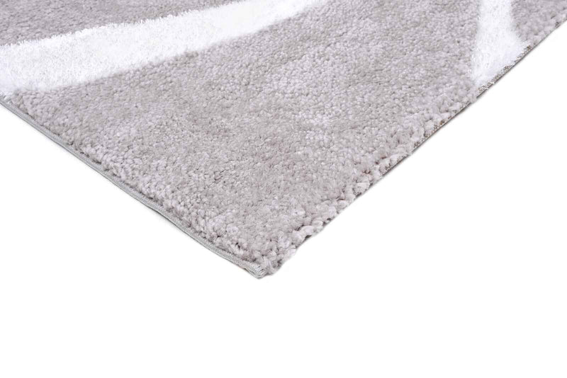 Soho 1218A Light Grey / White Modern Area Rug