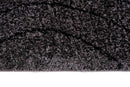 Puffy Style P311E Anthracite / Black Modern Shaggy Area Rug