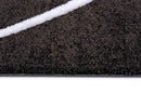 Soho 1217A Anthracite / White Modern Area Rug