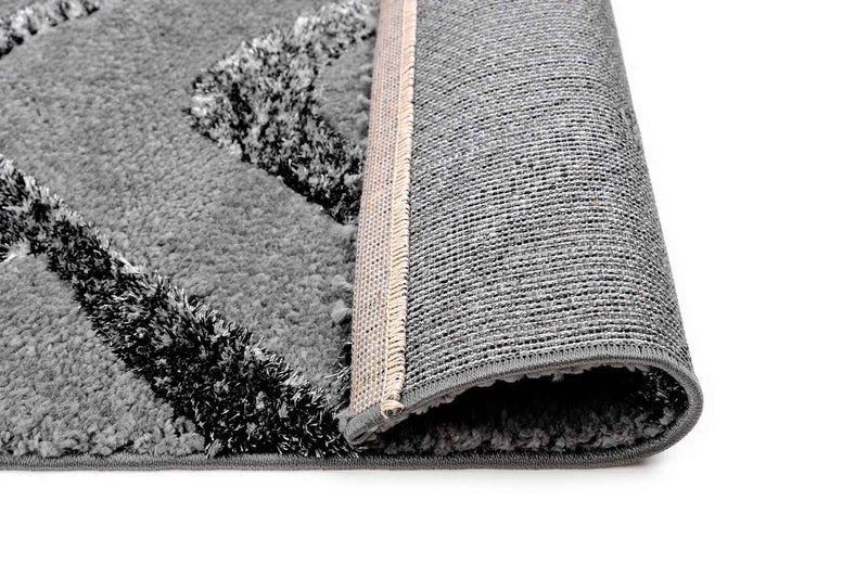 Soho 1237A Dark Grey / Anthracite Modern Area Rug