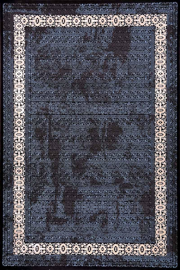 Retro E616A T.Blue-Vizon Modern Area Rug