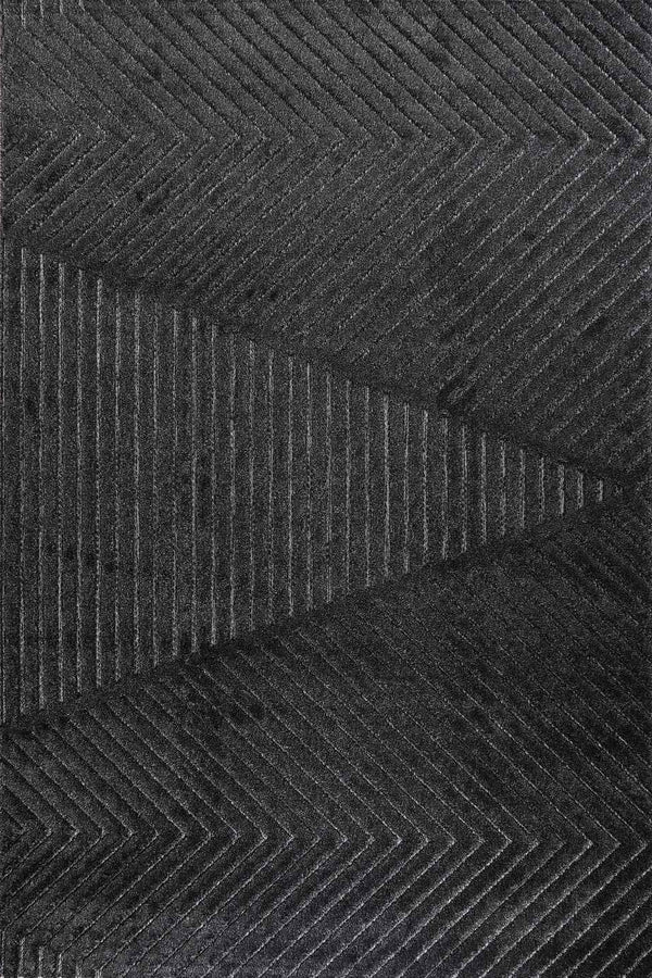 Venus E497A Anthracite Modern Area Rug