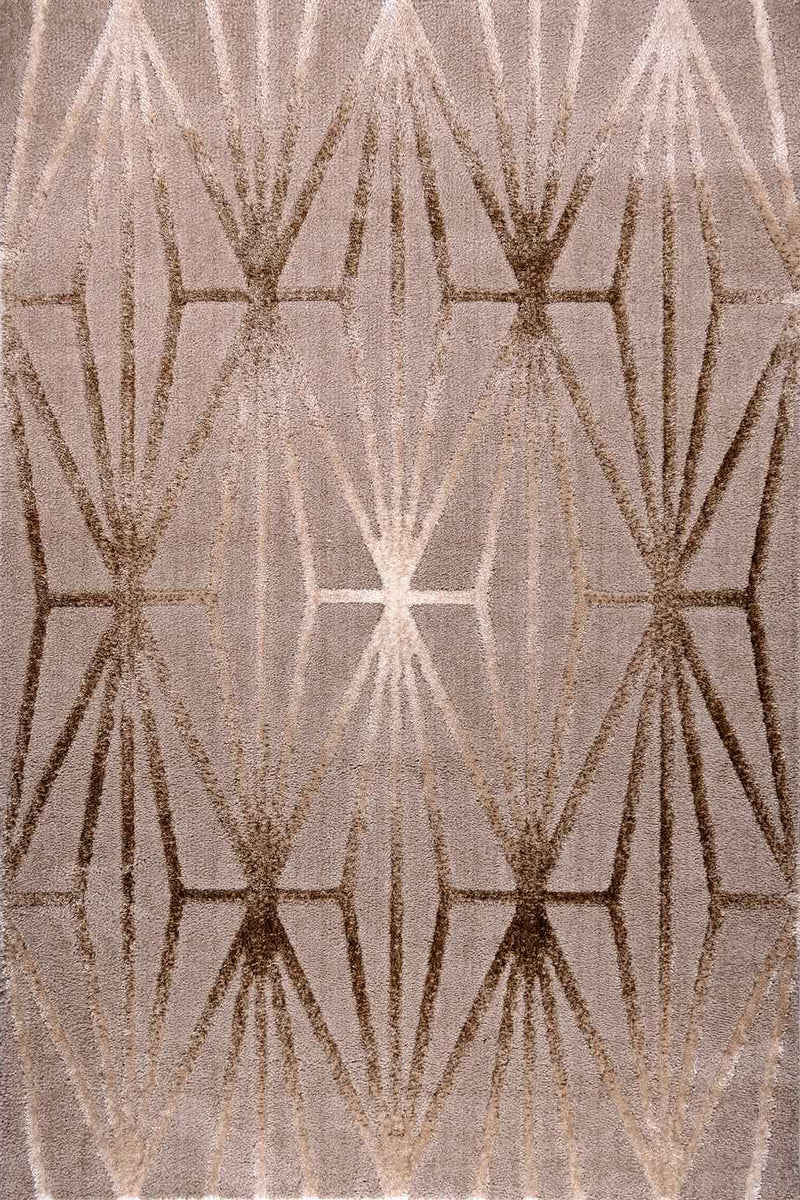 Soho 1256A Dark Vizon / Cream Modern Area Rug