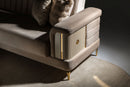 Elano Modern Luxury Velvet Sofa Set Light Beige - Quality Rugs and Furniture