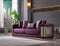 Elegance Velvet Modern Sofa Set Burgandy