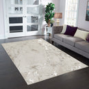 Elmas T502A Modern Area Rug Cream White - Quality Rugs and Furniture