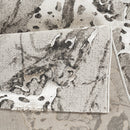 Elmas T502A Modern Area Rug L.Grey V.Beige - Quality Rugs and Furniture