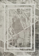 Elmas T510A Modern Area Rug L.Grey White - Quality Rugs and Furniture
