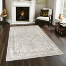 Elmas T529A Modern Area Rug Cream White - Quality Rugs and Furniture