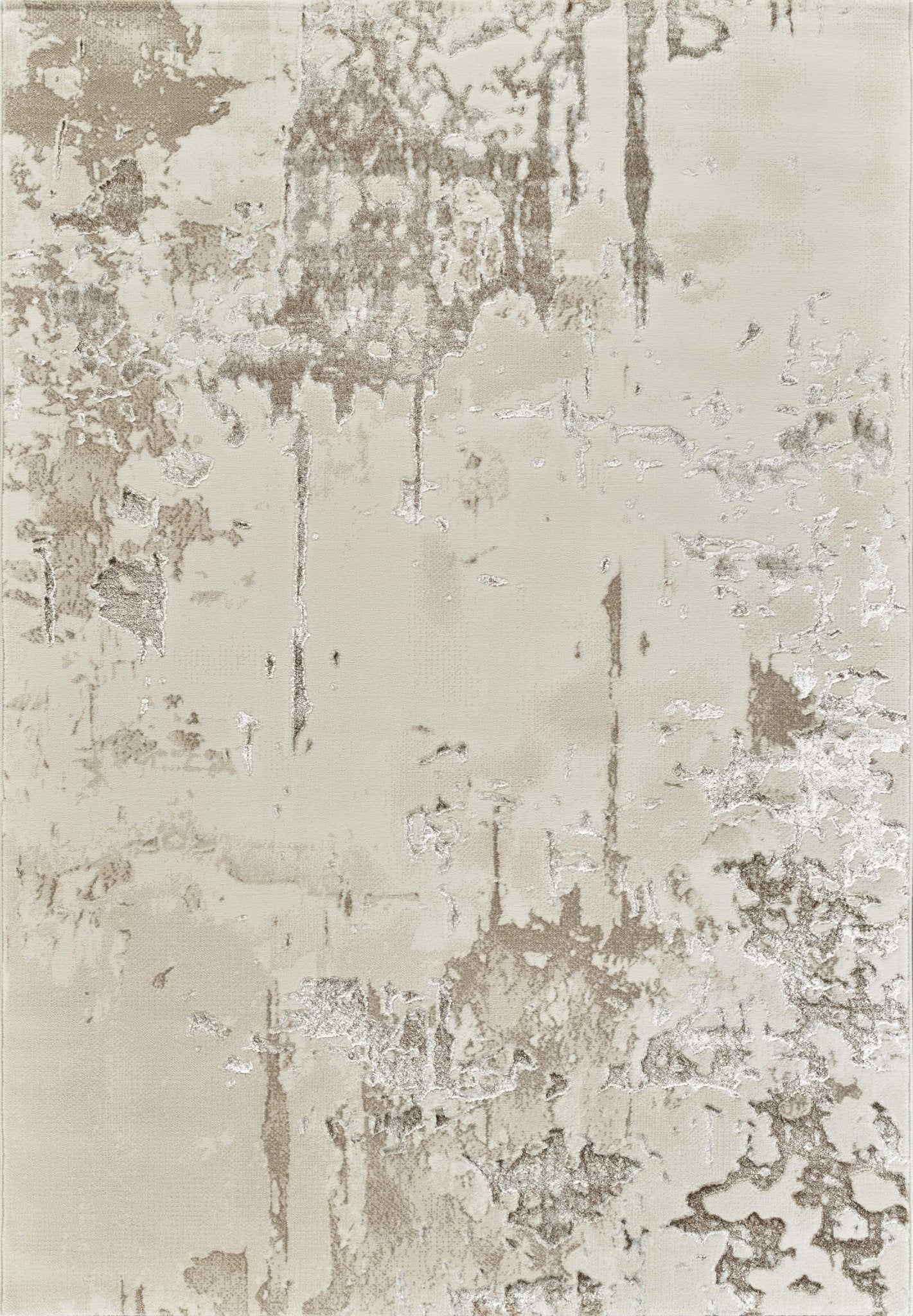 Elmas T540A Modern Area Rug Cream V.Grey - Quality Rugs and Furniture