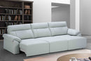 Ezy Electric Recliner Fabric Sofa Set Light Grey - Quality Rugs and Furniture