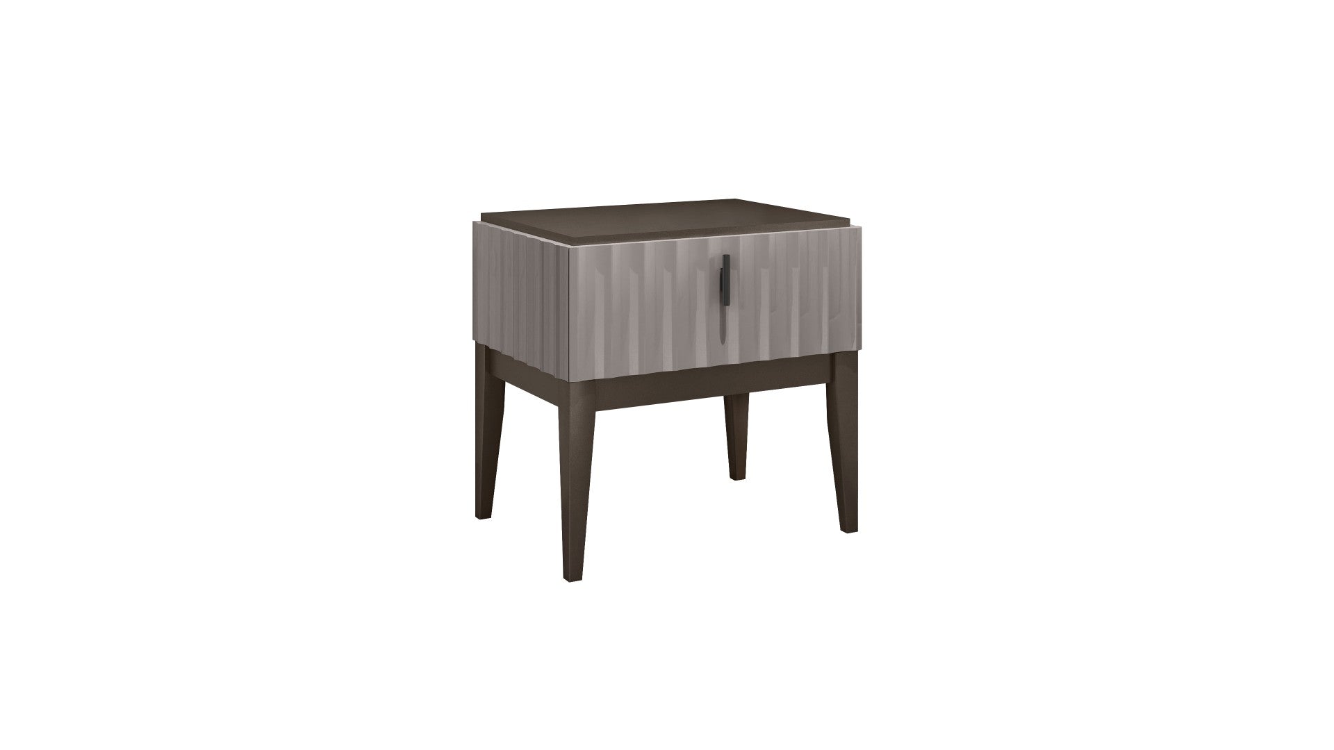 Lliya Modern Bedroom Suite Flannel Grey Bed SetBedroom Furniture SetsQuality Rugs and Furniture