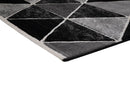 Faery E5113 Black Dark Grey Modern Area Rug - Quality Rugs and Furniture