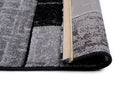 Faery E5142 Black Dark Grey Modern Area Rug - Quality Rugs and Furniture